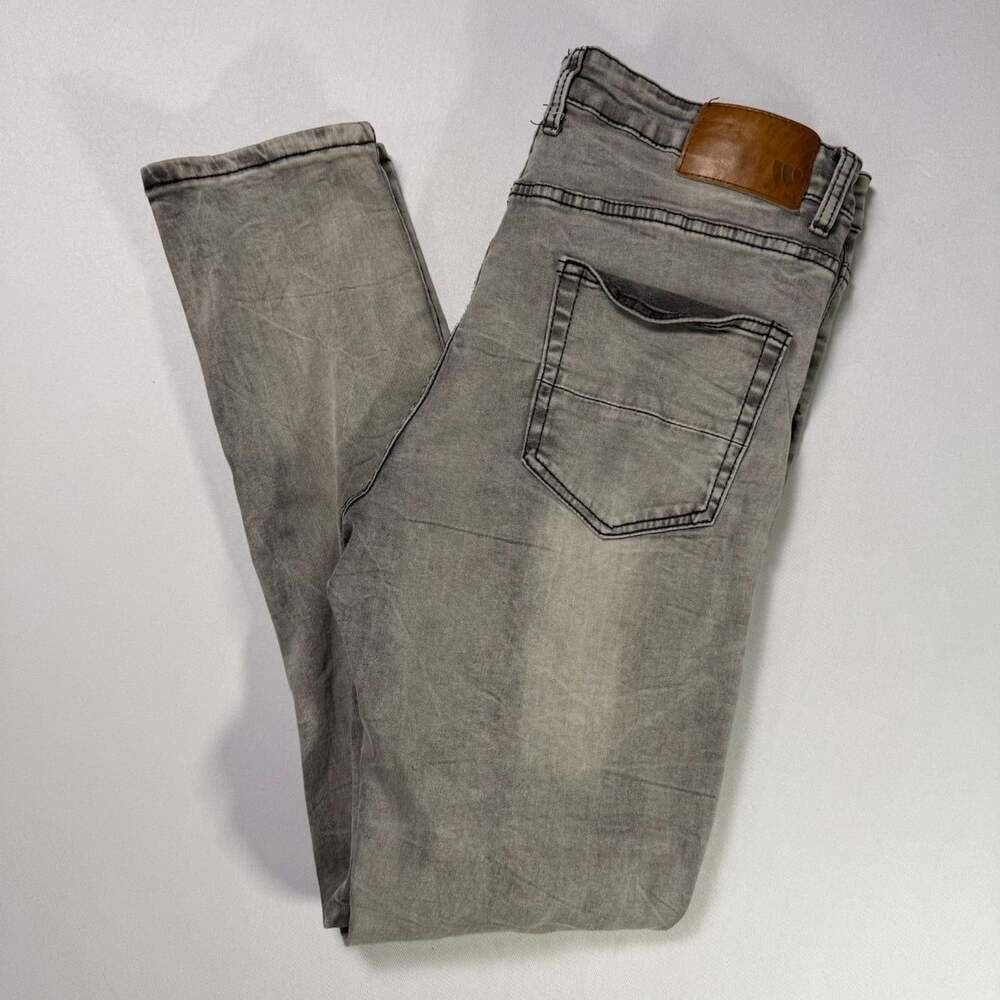 WAIMEA Skinny Fit Distressed Gray 36x32 Men's Jeans Ripped New w/out Tags Urban